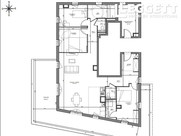Image No.4-Appartement de 3 chambres à vendre à Saint-Julien-en-Genevois