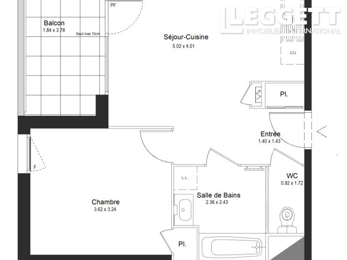Image No.2-Appartement de 1 chambre à vendre à Thonon-les-Bains