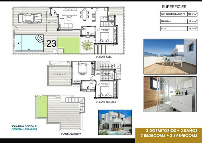 Image No.2-Villa con 3 dormitorios en venta
