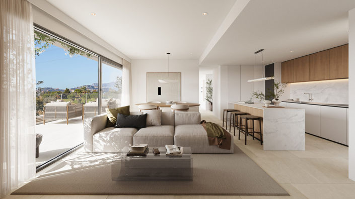 Image No.3-Propriété de 1 chambre à vendre à Mijas Costa