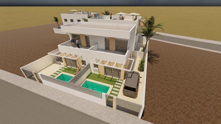 Image No.3-Villa de 2 chambres à vendre à Puerto de Mazarrón