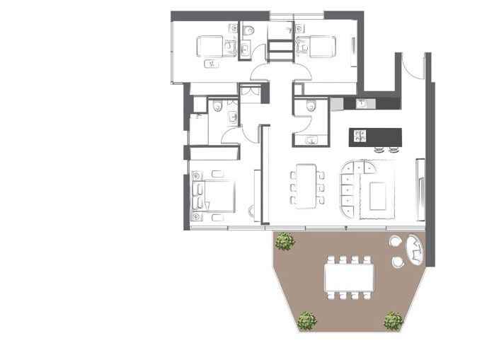 Image No.12-3 Bed Apartment for sale