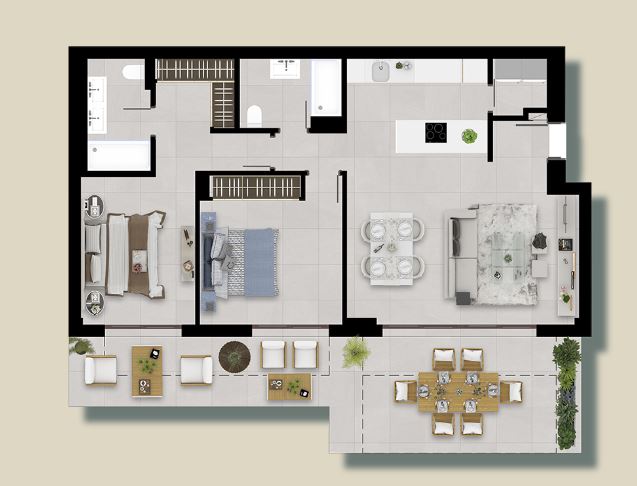Image No.21-Appartement de 2 chambres à vendre à Marbella