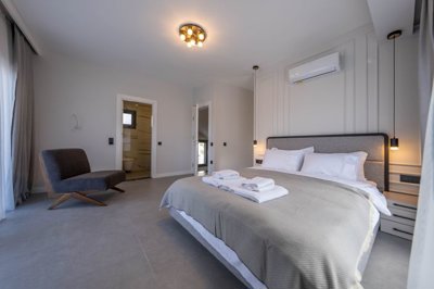 Brand New Fethiye Villas For Sale - Double-sized bedroom