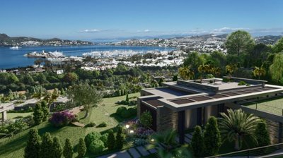 Off-Plan Yalikavak Villas- Landscaped Garden