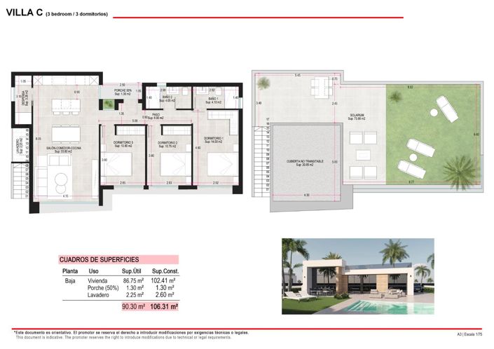 Image No.20-2 Bed Villa for sale