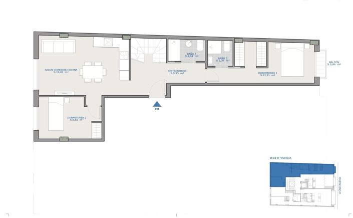 Image No.15-2 Bed Apartment for sale