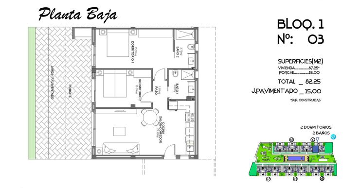 Image No.20-2 Bed Bungalow for sale