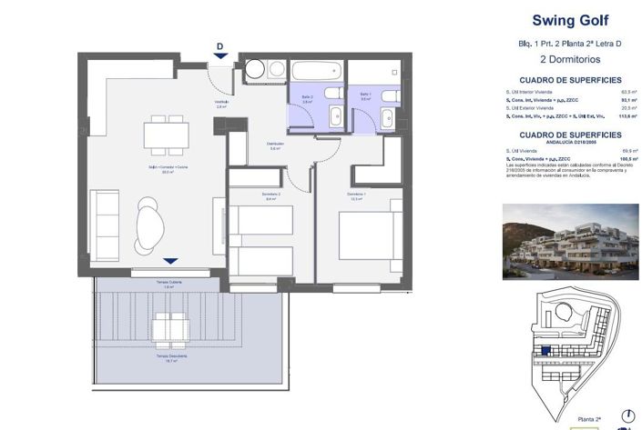 Image No.11-Apartamento con 2 dormitorios en venta