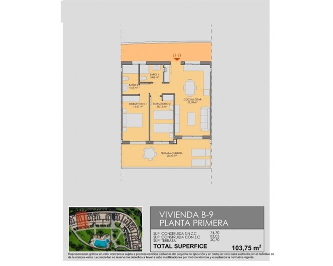 Image No.19-Appartement de 2 chambres à vendre