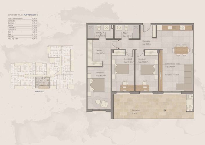 Image No.11-3 Bed Apartment for sale