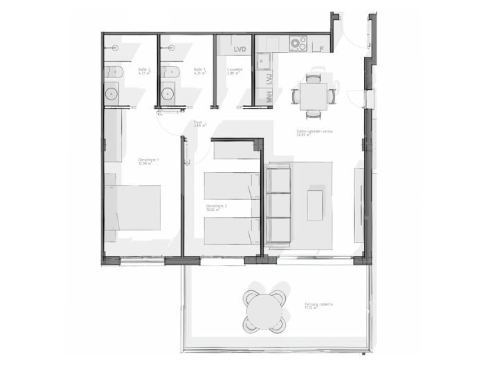 Image No.2-2 Bed Apartment for sale