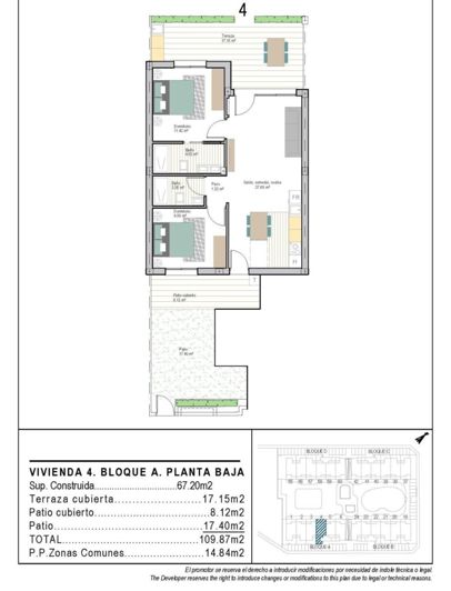 Image No.22-2 Bed Apartment for sale