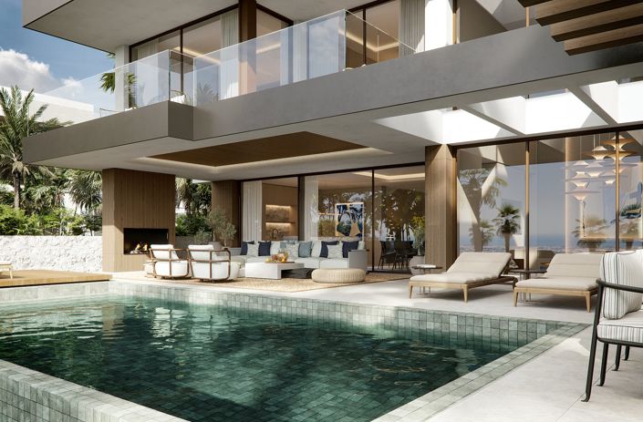 Image No.3-Maison / Villa de 6 chambres à vendre à Marbella