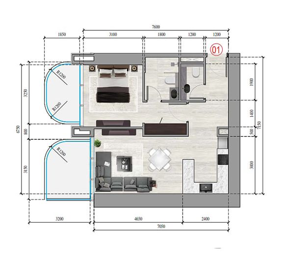Image No.11-Appartement de 2 chambres à vendre à Dubai