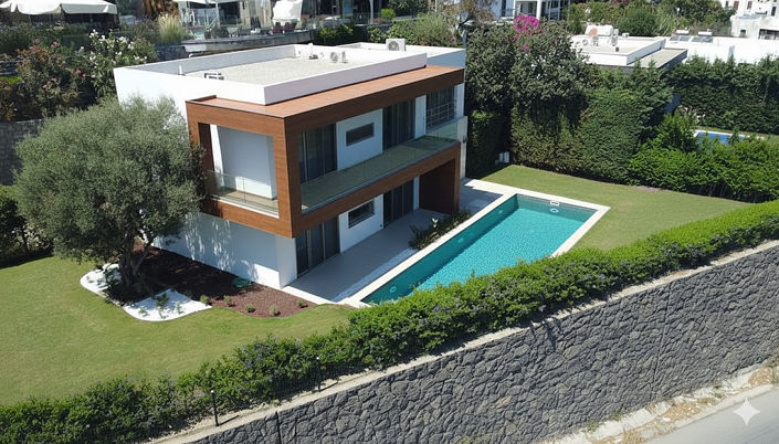 Image No.2-Maison / Villa de 4 chambres à vendre à Yalikavak