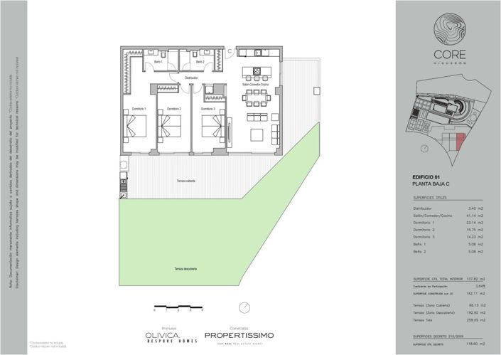 Image No.18-3 Bed Property for sale