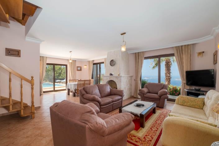 Image No.32-Villa / Détaché de 2 chambres à vendre à Kalkan