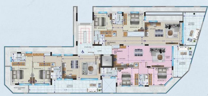 Image No.17-Appartement de 2 chambres à vendre à Leivadia