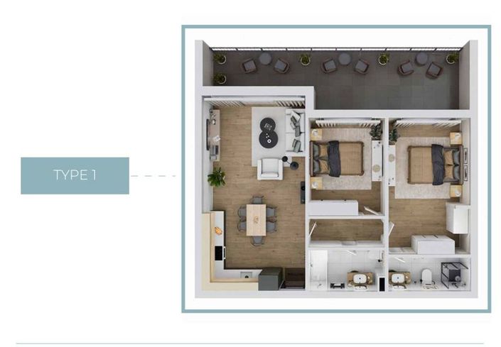Image No.24-2 Bed Apartment for sale