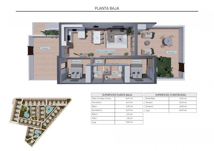 Image No.24-2 Bed Bungalow for sale