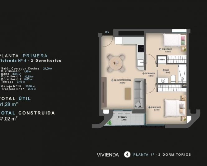 Image No.14-2 Bed Apartment for sale