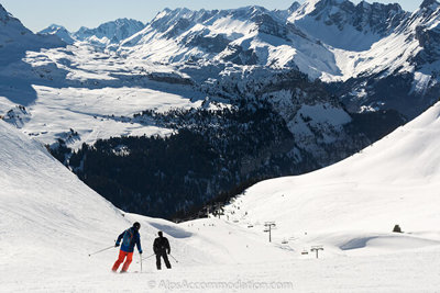 skiing