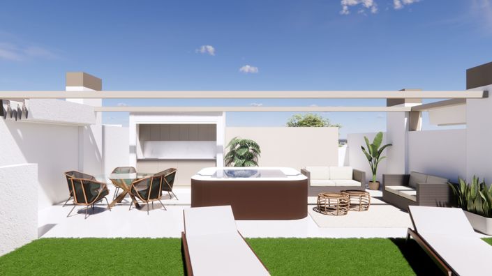 Image No.2-Penthouse de 3 chambres à vendre à Pilar de la Horadada