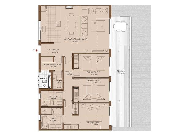 Image No.3-3 Bed Apartment for sale