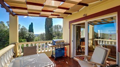overlooking pool