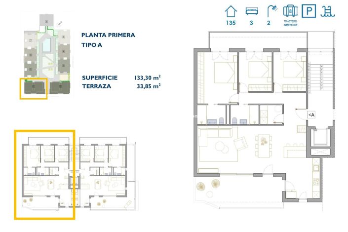 Image No.5-3 Bed Apartment for sale