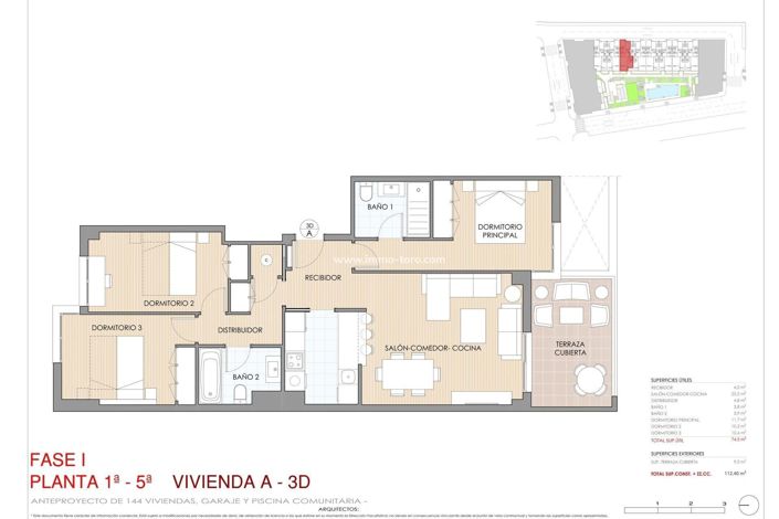 Image No.11-3 Bed Apartment for sale