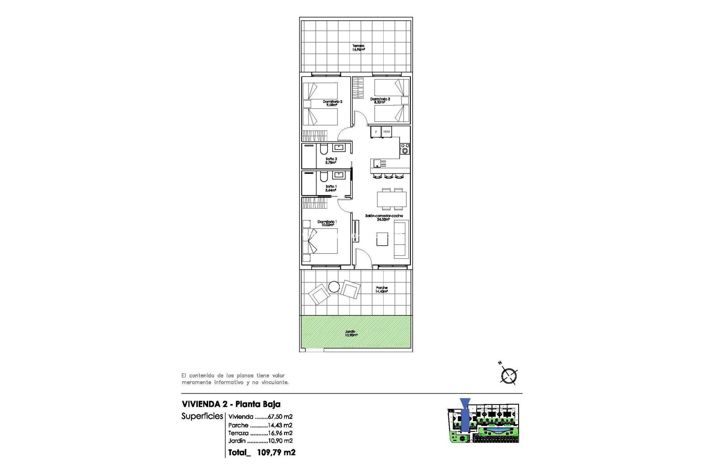 Image No.6-3 Bed Apartment for sale