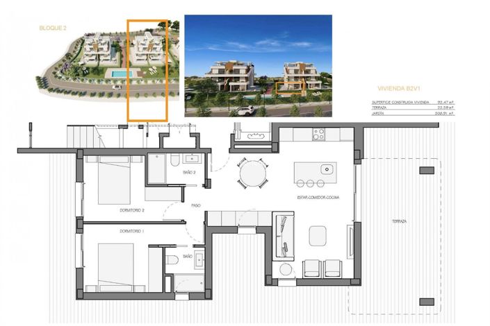 Image No.12-2 Bed Apartment for sale