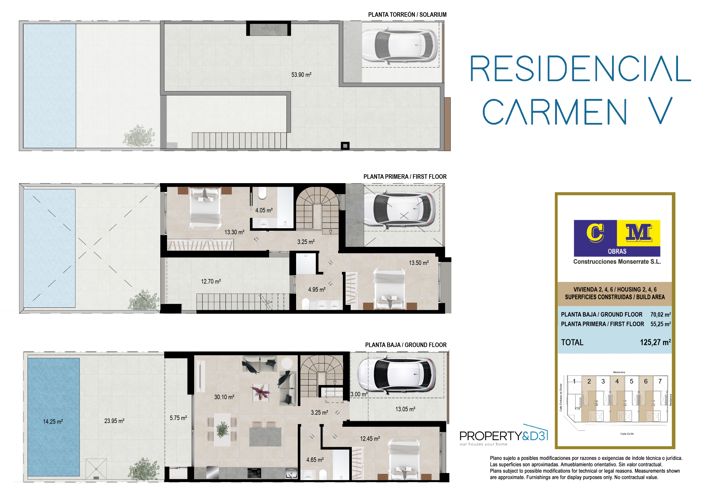 Image No.11-3 Bed Townhouse for sale