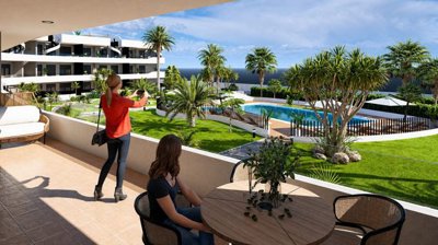 1733bedapartmentnewedificiotorregolfgardenlas