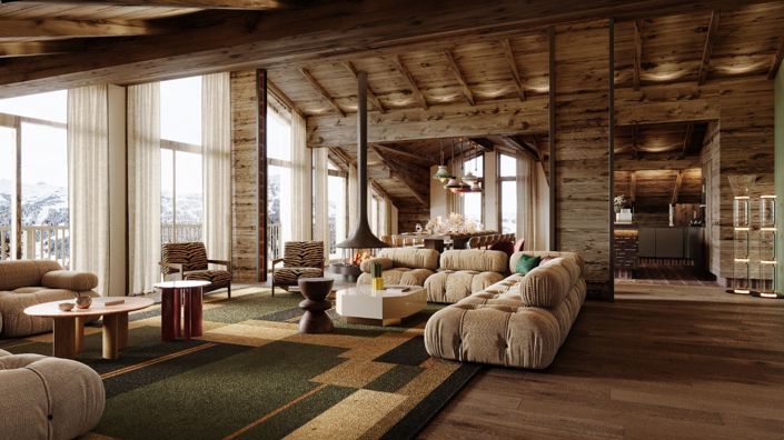 Image No.2-Appartement de 4 chambres à vendre à Courchevel