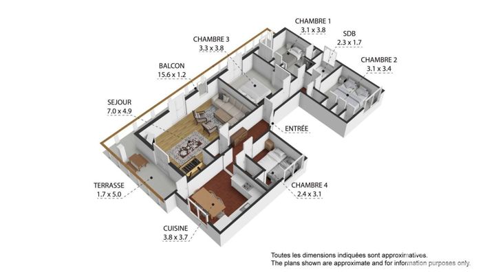 Image No.30-4 Bed Apartment for sale
