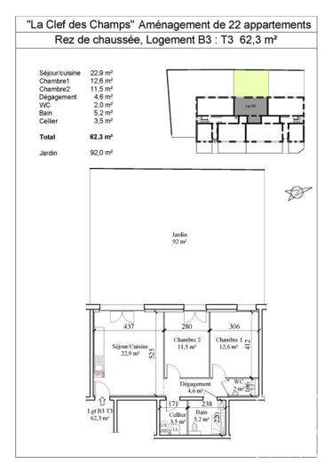 Image No.12-Appartement de 2 chambres à vendre à Onnion