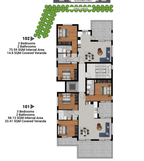 Image No.2-Appartement de 3 chambres à vendre à Limassol