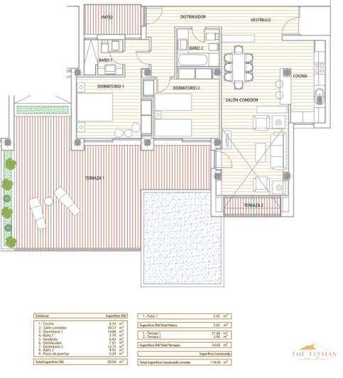 Image No.6-2 Bed Apartment for sale