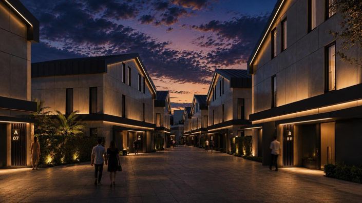 Semi-Detached Villas with Private Pool in Antalya Altintas