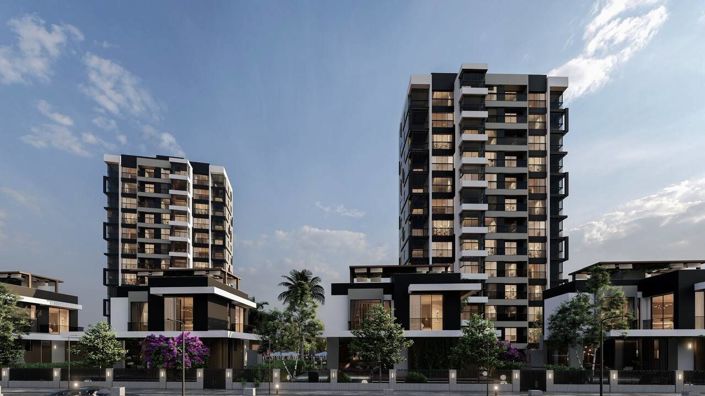 Apartments in Well-Equipped Complex in Mersin Mezitli