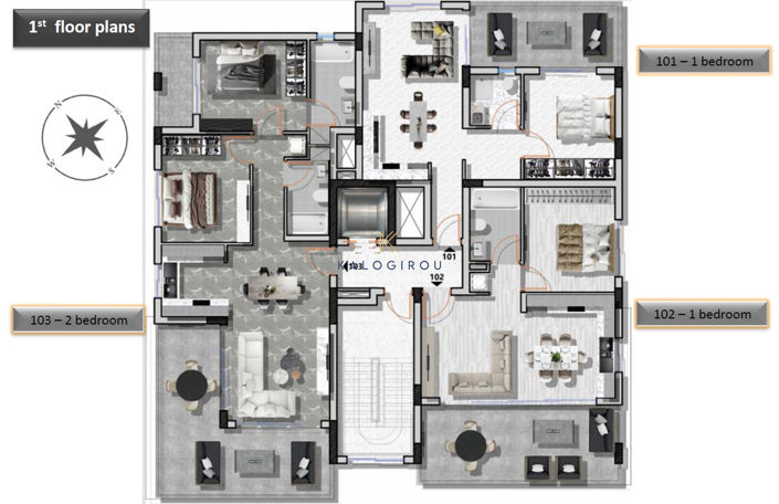 Image No.5-Appartement de 2 chambres à vendre à Aradippou