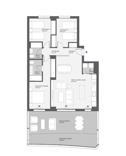 Image No.14-3 Bed Property for sale