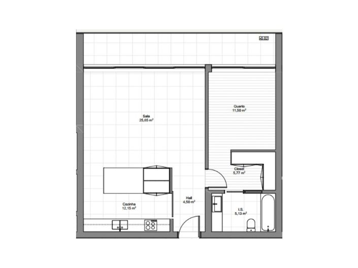 Image No.20-1 Bed Apartment for sale
