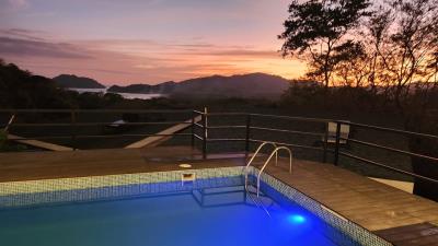 House-night-sunset