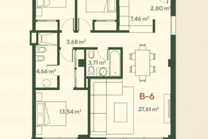 Image No.26-3 Bed Apartment for sale